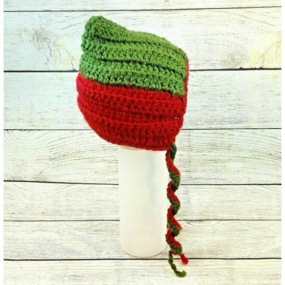 Baby Hat Toddler Knitted Winter Wool Cap Handmade Young Child Crochet Bonnet - Picture 7 of 12
